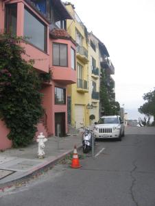 Colorful houses on Telegraph Hill